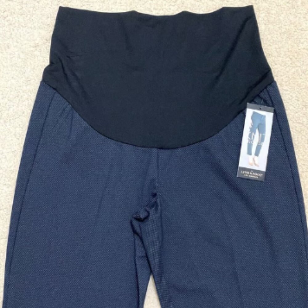 LIVERPOOL The Knit Trouser Stretch Maternity Pants Women's Size L